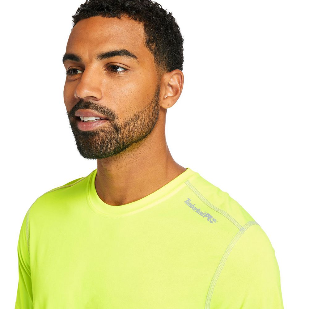 Camisetas Timberland Argentina Hombre - Pro® Wicking Good Sport Short Sleeve - Verde - SZDVXC-350